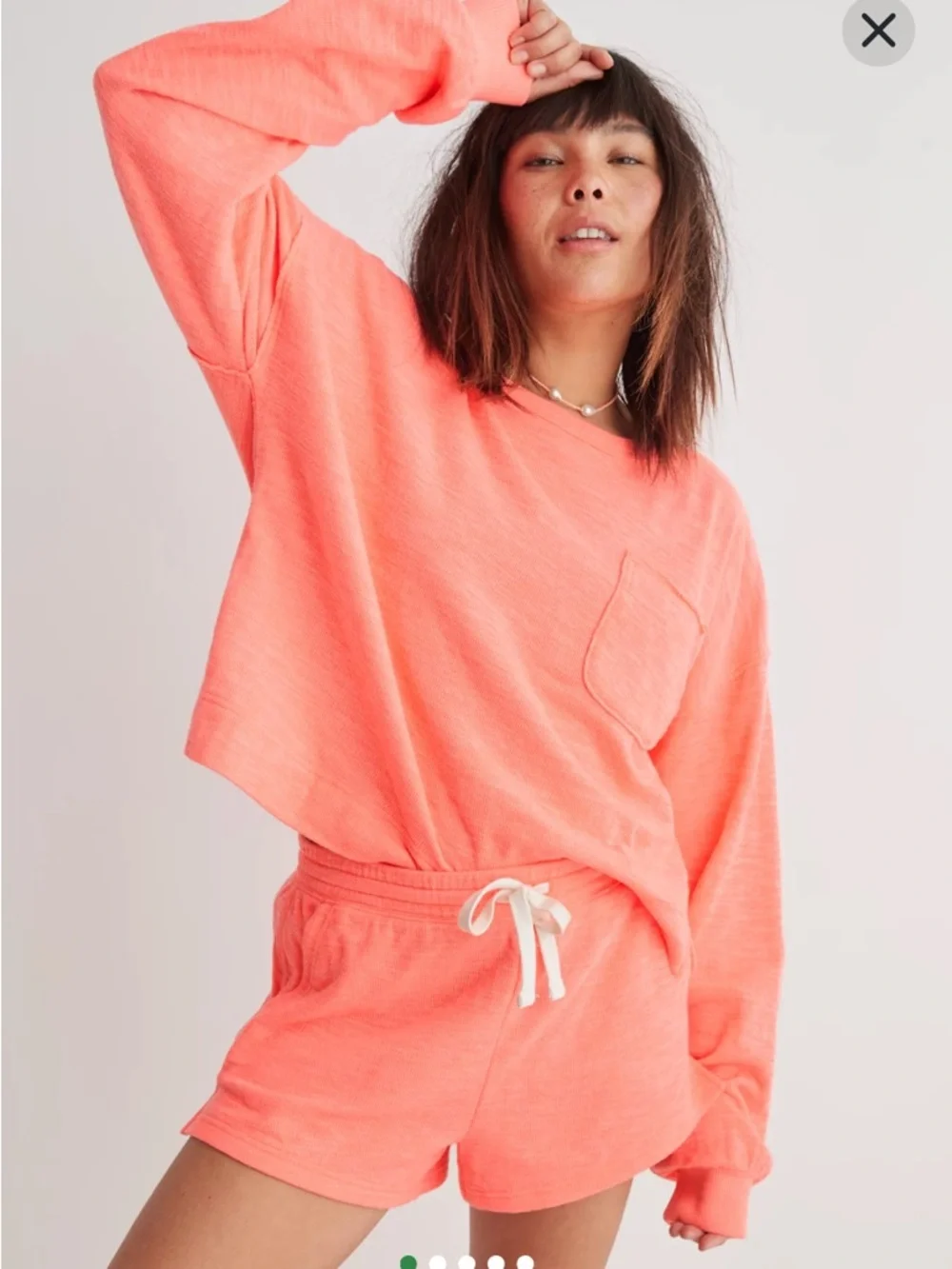 Aerie Endless Summer Crew Sweatshirt and Shorts Set - Picture 14 of 15